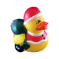 3' Santa Claus Rubber Duck [Sealed Hole, No Mildew] - Baby Safe Bathtub Bathing Toy