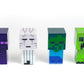 Ukonic Minecraft Mini Mob 4-Piece Figure Mood Light Set | Battery Operated Led Lights