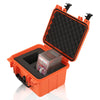 G-Plus Graded Card Storage Box Compatible With Bgs Psa Sgc Fgs Weatherproof Graded Sports Trading Cards(Small, Orange)