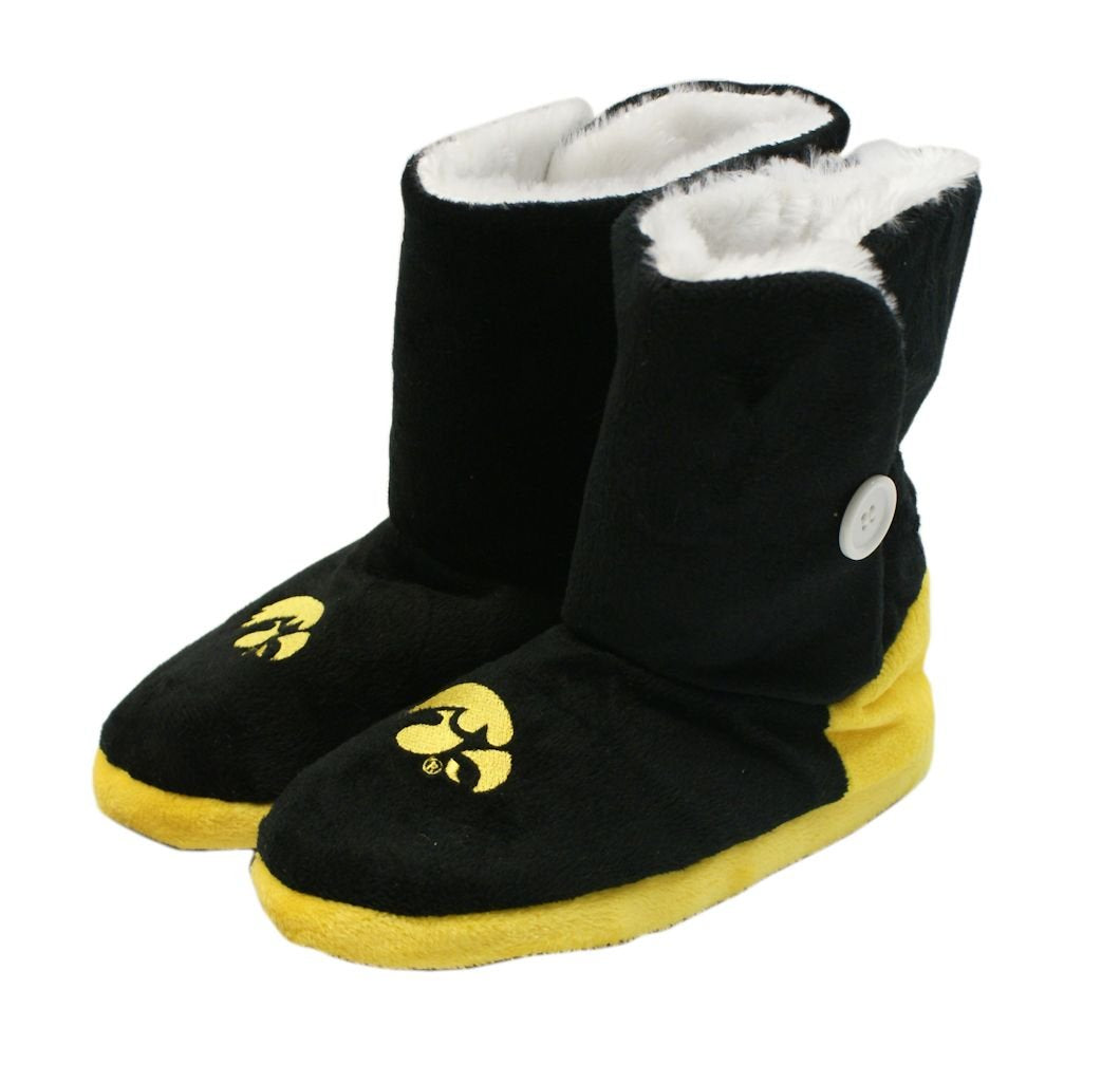 Forever Collectibles NCAA Iowa Hawkeyes SlippersSlippers, Team Colors, One Size