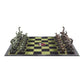 The Noble Collection Jurassic Park Chess Set - Multicolor - Plastic & Cardboard - 295x295x85mm - Model NN2421