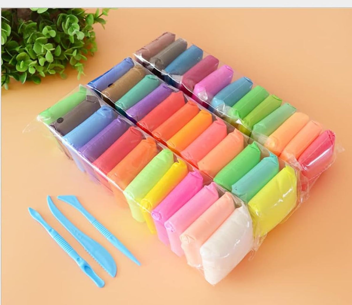 Quakel Air Dry Clay For Kids (Pack Of 12)  NonToxic, Colorful & Soft Modeling Magic Clay  Fluffy Foam Bouncing Putty With Too