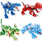 TOYONUS Dinosaur Sets for Boy Age 7 8 9 10 11 12 Years Old  Dragon Building Toy for Kids Christmas Halloween Birthday Gift (4 Set)
