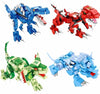 TOYONUS Dinosaur Sets for Boy Age 7 8 9 10 11 12 Years Old  Dragon Building Toy for Kids Christmas Halloween Birthday Gift (4 Set)