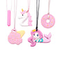 Chew Necklaces For Sensory Kids 5 Pcs Chewy Necklaces That Like Biting Or Have Autism-Perfectly Textured Chewelry Kid Girl Teether Chewing Toys-Chewy Toddler Chew Toys For Aggressive Chewers Kids