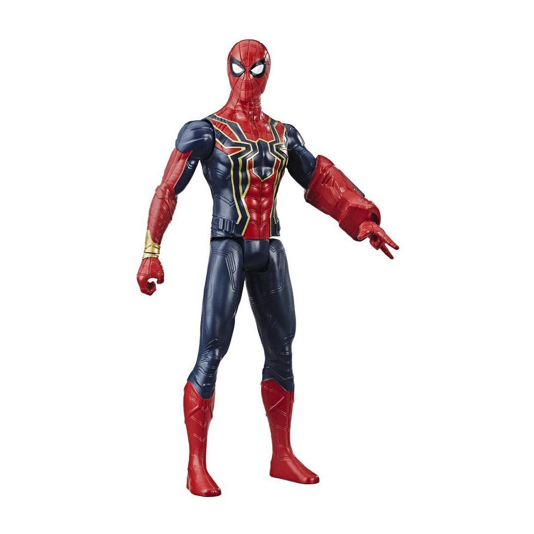 Avengers Marvel Titan Hero Series Iron Spider 12-Scale Super Hero Action Figure with Titan Hero Power Fx Port