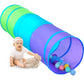 Moncoland Kids Play Tunnel Tent For Toddlers, Colorful Pop Up Crawl Toy Baby Infant Children Or Dog Cat Pet, Collapsible Gift Boy And Girl Game (Colorful Kids Tunnel)