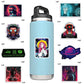 Cyberpunk Stickers For Laptop Cyberpunk Stickers For Water Bottles Waterproof Cyberpunk Stickers Pack (75 Pcs)