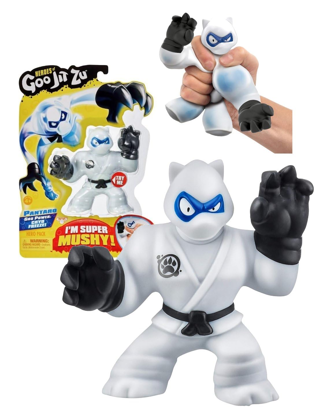 Letunis Heroes of Goo JIT Zu Pantaro The Panther Stretch Figure - Super Mushy Fun for Kids
