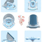 Relaxing Baby - Double Float with Adjustable Safety Seat,Canopy UPF 50+ Sun Removable,Inflatable Animal Style Float,Swimming Flo