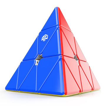 Cubershop Gan Pyraminx M Magnetic Speed Cube (Enhanced Core Positioning Frosted Ver.), Gan 2020 Liteweight Stickerless Pyramid C