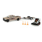 TOMY Bobcat Construction Toys - 1:32 Scale - Includes Pick Up Truck, Skid Steer, Trailer, Worker, and Cones - Collectible Die-Ca
