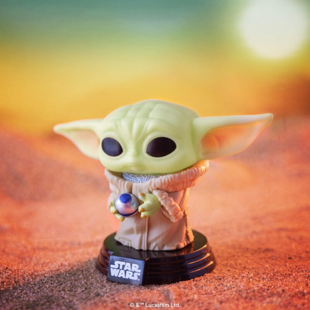 Funko Pop Star Wars: The Book of Boba Fett - Grogu (The Child  Baby Yoda) with protective covering - Collectable Vinyl Figure - Gift Idea - Official Merchandise - Toys for Kids & mature-themeds - Sci-Fi Fans