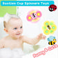 Baby Bath Toys For Kids 1-3 Toddler Suction Cup Spinning Bath Tub Toys Sensory Toys For 1 2 3 4 Year Old Girls Boys Gifts Ideal With Color Box