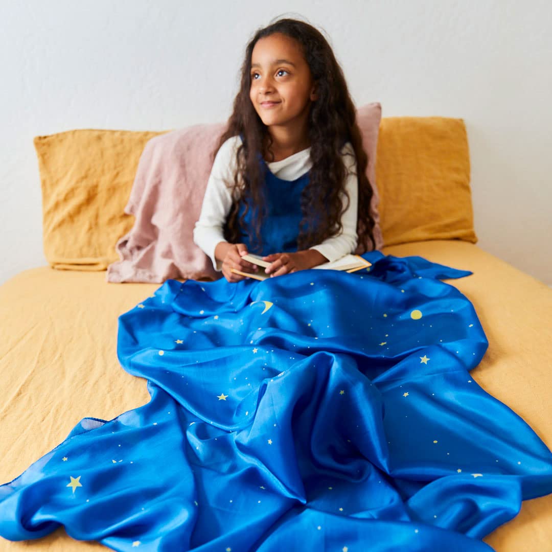 Sarah'S Silks Giant Playsilk | 100% Silk Toy For Toddlers | Bright Colored Large Scarves For Fort Building And Pretend Play - St