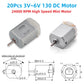 WWZMDIB 20PCS 3V~6V 130 DC Toy Motor DIY Small Production Motor Micro Small Motor