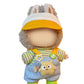 17cm Doll Clothes for Doll, Outfits Costumes Compatible with Dolls Keychain Accessories (Little Gardener)