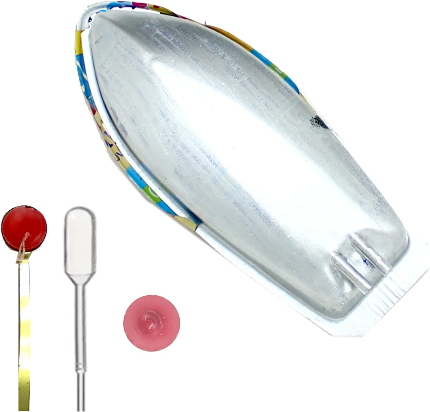 Yogic Mantra Pop Pop Boat Science Kit | Red Theme | 1 Noisy Putt Putt Steam Engine Boat | Classic, Retro, Collectible And Nostal