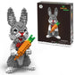 KADELE Easter Bunny Building Set - 927 Pieces STEM 3D Educational Toy for Ages 8+ - Medium Size Plastic Blocks