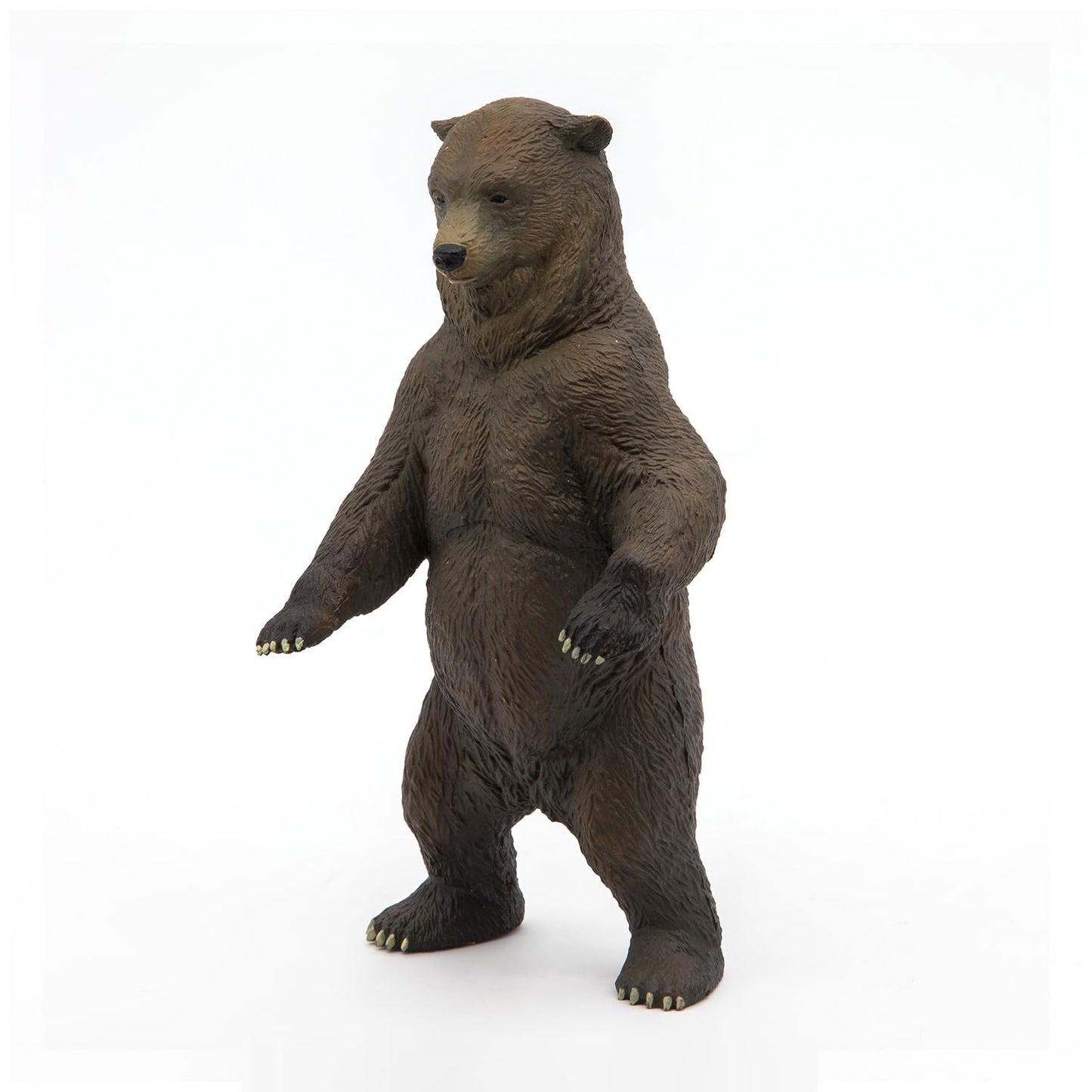 Papo Wild Animal Kingdom Figure, Grizzly Bear, Brown