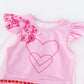 Wonderbabe Girls Red Costume Kids Pink Dress Princess Cosplay Outfits For Birthday Party Size 5-6T
