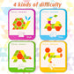 Lovestown 209 Pcs Wooden Pattern Blocks, Geometric Shapes Blocks Pattern Blocks With Cards Tangram Puzzles For Kids Educational Tangram Toys