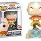 Funko Pop! Avatar The Last Airbender Aang On Airscooter Glow In The Dark Gitd Chase Special Edition Sticker Figure