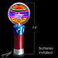 ArtCreativity Spinning Light Up Toy Wand - LED Magic Ball, Small, Multicolor, Plastic, Model AC-579, Sensory Spinner for Kids