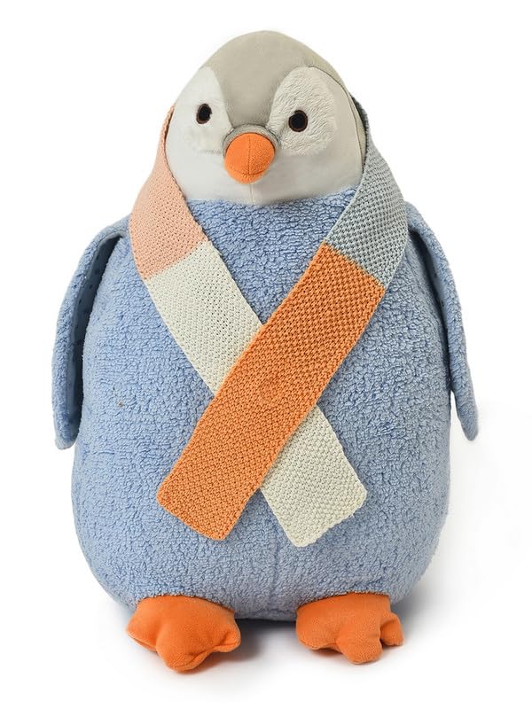 Mi Arcus Giant Penguin Soft Plush Toy Blue  Length 60 cm