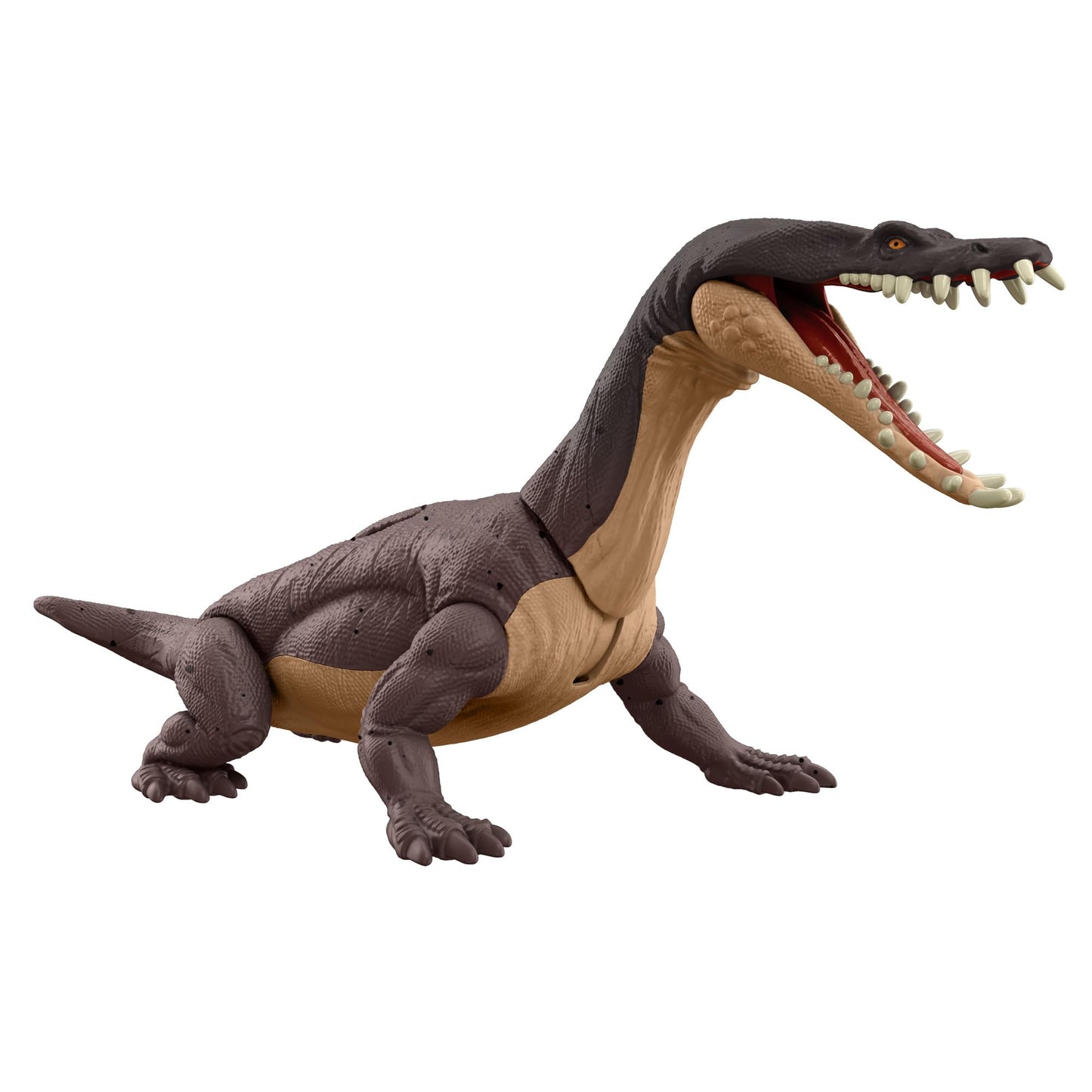 Jurassic World Nothosaurus Action Figure - Brownish-Green, Plastic, Model HLN53