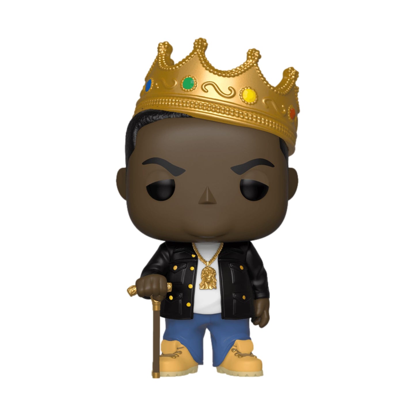 Funko Pop! Rocks: Notorious B.I.G. Bundle (2-Pack) B.I.G. With Crown #77 & In Jersey #78 Collectible Vinyl Figures