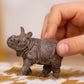 Schleich Wild Life Realistic Baby Indian Rhinoceros Figurine - Authentic And Highly Detailed Wild Animal Toy, Durable For Education And Fun Play For Kids, Perfect For Boys And Girls, Ages 3+