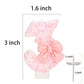 ElekFX 30th Birthday Candles for Cake, Pink Bow Number Cake Candles, 2.76 inch Number Happy Birthday Candle, Cake Topper Decorat