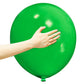 Green Balloons 18 Inch 12 Pack Large Latex Party Balloons Round Helium Balloon For Jungle Safari Birthday Party Christmas Festiv