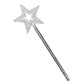 GIYOMI Star Wand, 13 Inches Silver Fairy Princess Angel Wand Sticks for Girls Costume Birthday Party Wedding Halloween Christmas Cosplay-Fairy for Children Over 36 Months of Age -Like New