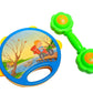 Baby Musical Rattle And Tambourine Set  Early Educational Development Toy For Infants And Toddlers  Sensory Learning, Fine Mot