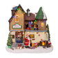 Kurt S Adler C5620 Battery-Operated Musical Led Santas Workshop Table