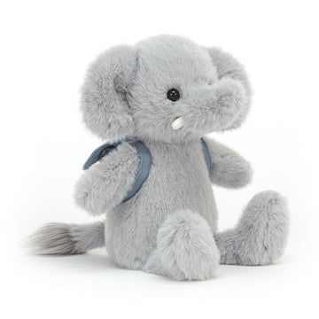 Jellycat Backpack Elephant Stuffed Animal, 8.5 inches - Elephant Plush Toy - Classic Children's Gift