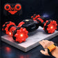 Storio Hand Gesture Sensor Rc Stunt Car 4X4Wd | Double Sided Rotating Deformation Offroad Remote Control Car With Spray Smoke & 