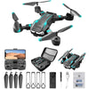 Drone With Hd Dual Camera Brushless Motor,Smart Gestures Selfie, Altitude Hold One-Click Takeoff/Landing Flip Rolling Gesture Co
