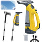 Vacto All-in-One Electric Window Vacuum Squeegee Set  Streak-Free Cordless Window Cleaner Tool with Telescopic Handle  Glass Cleaner Tool for Windows  Mirrors & Smooth Surfaces-New