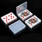 Playing Card Deck Box  16 pcs Plastic Empty Trading Card Case Holder  3.8 x 2.7 x 0.8 Inch Clear Card Storage Organizer Containers Snap Closed for Bank Card Business Card Game Card Craft
