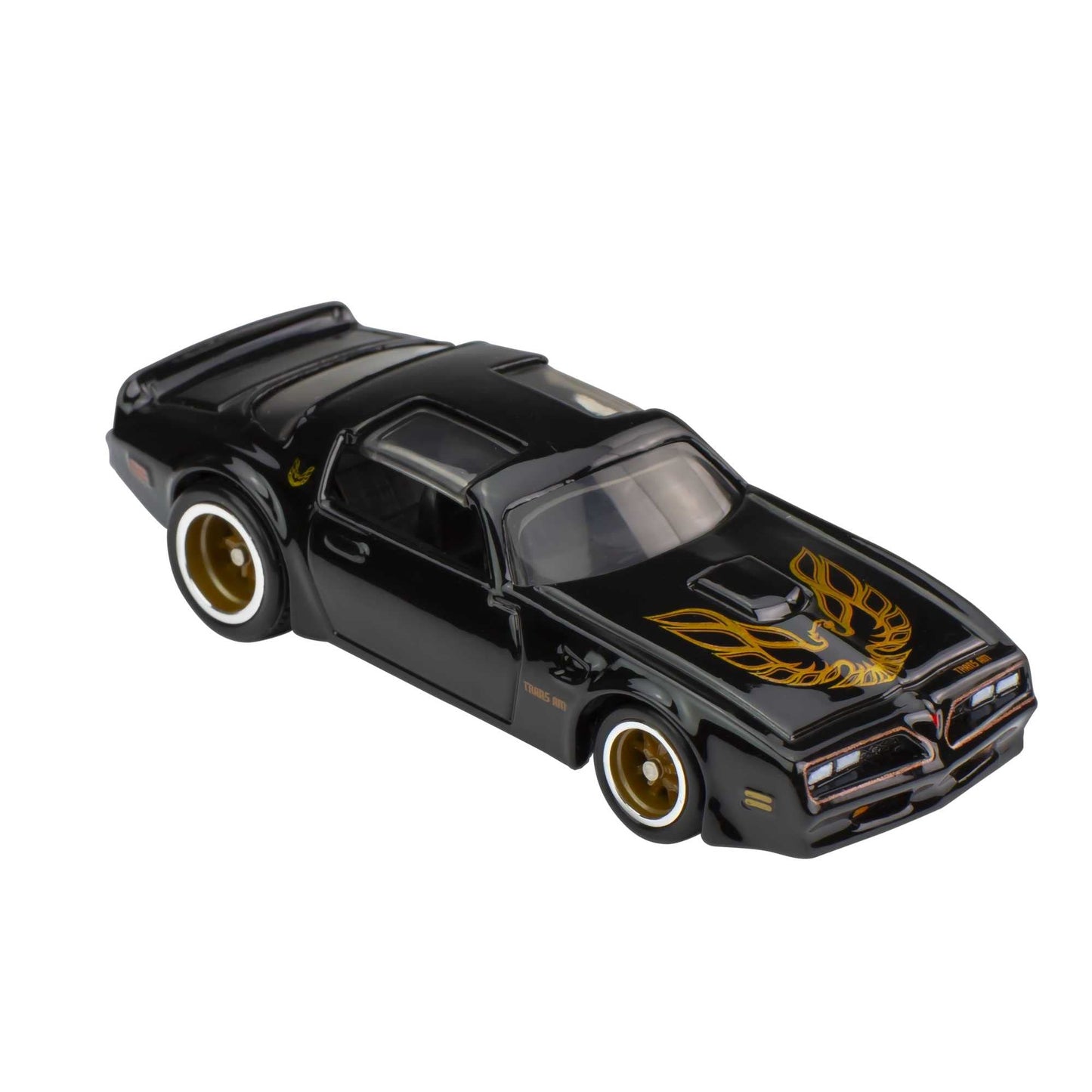 1977 Pontiac Firebird T/A Trans Am Black with Golden Bird on Hood Fast & Furious Series Diecast Model Car by Hot Wheels