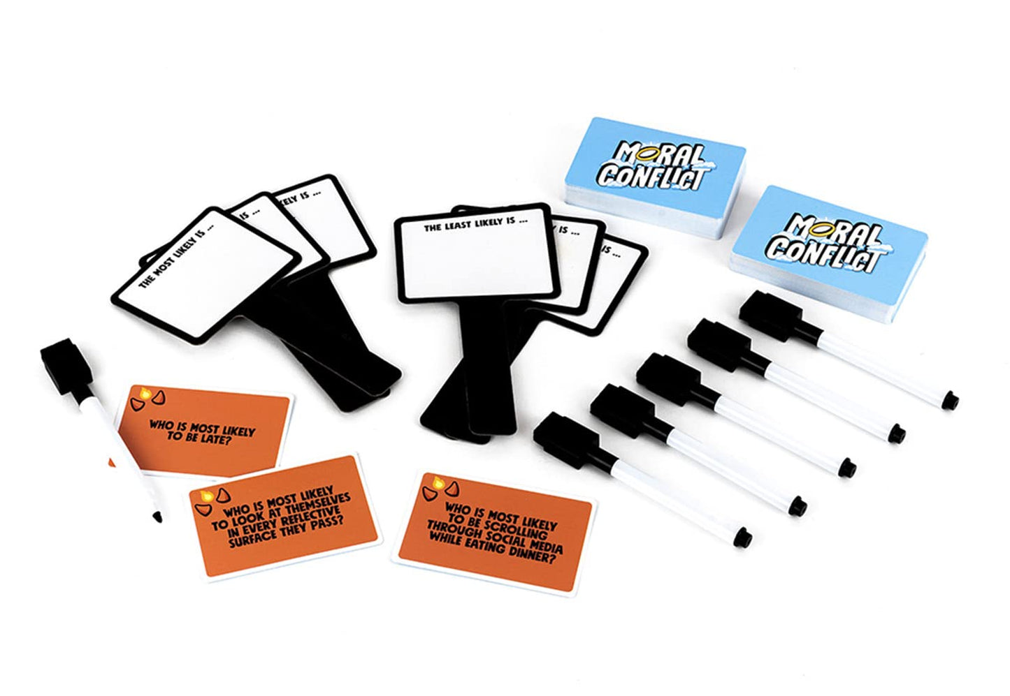 Professor PUZZLE Most Likely to Game - Hilarious Family Game of Shame, One Size, Blue, Model PROPPG7296, Paper