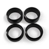 Abendor 4Pcs Lot Flat Drift Tires for Mosquito Cart Mini-Z AWD AMZ Mini-Q DRZ MINID RC Car Upgrade Parts (22mm)