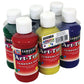 Art-Time Tempera Set, 4 oz., Primary Colors, 6 Per Set, 2 Sets