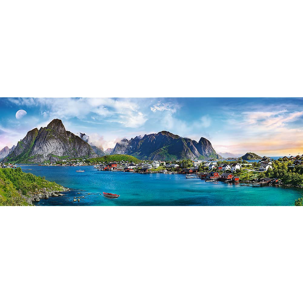 Trefl 500 Piece Panorama Jigsaw Puzzles  Lofoten Archipelago  Norway