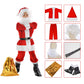 Mongbyya Children'S Deluxe Santa Suit 9Pc. Christmas Child Santa Claus Kids Halloween Costume Cosplay For 6+ Years Old (L)
