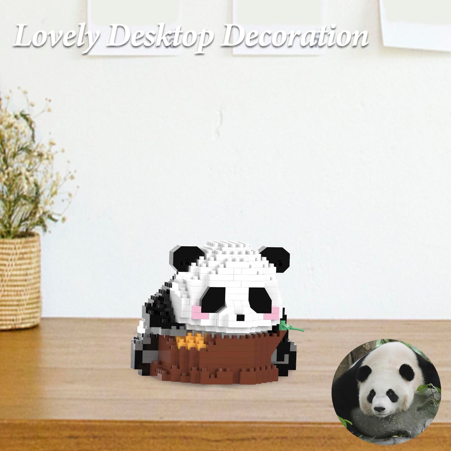 Mjddja Mini Building Blocks, Party Favors- Micro Blocks Panda Toy For Kids 13 14 15 16+, Mini Blocks Building Sets For Adults, E