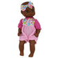Baby'S First Bathtime Baby Softina In Jumper With Matching Headband And Feel So Real Skin - Safe For Children 1 Year & Up